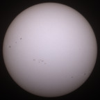 Sonne 25.07.2024 - 8" Newton - EOS 700D - Weißlicht - Stack aus 11 Einzelbilder