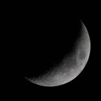 Mond vom 17.4.2024 um 20:00Uhr.
