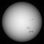 Sonne 19.06.2024 - 8" Newton - EOS 700D - Weißlicht