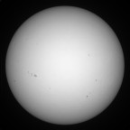 Sonne 17.07.2024 - 8" Newton - EOS 700D - Weißlicht