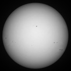 Sonne 08.06.2024 - 8" Newton - EOS 700D - Weißlicht