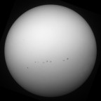 Sonne 19.07.2024 - 8" Newton - EOS 700D - Weißlicht