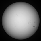 Sonne 07.06.2024 - 8" Newton - EOS 700D - Weißlicht