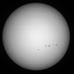 Sonne 22.07.2024 - 8" Newton - EOS 700D - Weißlicht