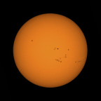 Sonne am 30.07.2024 um 14:38Uhr MESZ mit der Vaonis Stellina