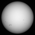Sonne 14.06.2024 - 8" Newton - EOS 700D - Weißlicht
