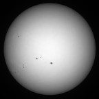 Sonne 24.06.2024 - 8" Newton - EOS 700D - Weißlicht