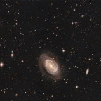 NGC 4725 mit NGC 4712 und NGC 4747  (Holm 468), Haar der Berenice