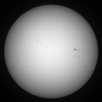 Sonne 04.07.2024 - 8" Newton - EOS 700D - Weißlicht
