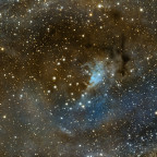 NGC225, vdB4 und LDN1302 (7. Version mit 26,34 Stunden Licht) mit dem Seestar S50