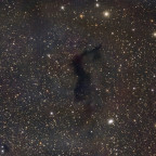 LDN1164 / Barnard 174, LDN1165 und LDN1166 - Dunkelnebel bei Vollmond ;-)