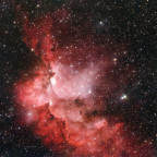 Schlechtwetter - Altdatenverwertung: NGC 7380 Wizard Nebula vom August 2023