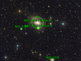 NGC 1316 auch als Fornax A und ARP 154 bekannt