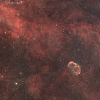 NGC 6888, Sichelnebel im Sternbild Schwan