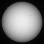 Sonne 10.06.2024 - 8" Newton - EOS 700D - Weißlicht