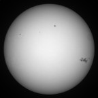Sonne 11.05.2024 - 8" Newton - EOS 700D - Weißlicht