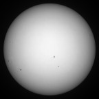 Sonne 13.06.2024 - 8" Newton - EOS 700D - Weißlicht