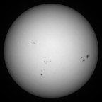 Sonne 14.07.2024 - 8" Newton - EOS 700D - Weißlicht