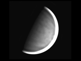 Venus mit Rotfilter in Bewegung