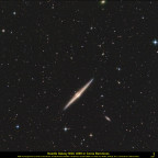 Nadel Galaxie NGC 4565 in Coma Berenices
