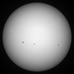 Sonne 16.05.2024 - 8" Newton - EOS 700D - Weißlicht