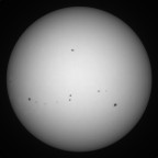 Sonne 27.06.2024 - 8" Newton - EOS 700D - Weißlicht