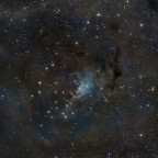 NGC225, vdB4 und LDN1302 (6. Version mit 25,55 Stunden Licht) mit dem Seestar S50