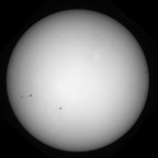Sonne 07.07.2024 - 8" Newton - EOS 700D - Weißlicht