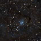 NGC225, vdB4 und LDN1302 (4. Version mit noch mehr Licht) mit dem Seestar S50