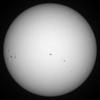 Sonne 18.05.2024 - 8" Newton - EOS 700D - Weißlicht