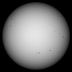 Sonne 27.09.2023 - 8" Newton - EOS 700D - Weißlicht