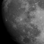 Fast halber Mond mit Copernicus am 20.05.2024