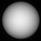 Sonne 24.07.2024 - 8" Newton - EOS 700D - Weißlicht