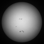 Sonne 17.06.2024 - 8" Newton - EOS 700D - Weißlicht
