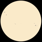Die Sonne am 26.4.2024 mit meinem 8" RC