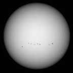 Sonne 20.07.2024 - 8" Newton - EOS 700D - Weißlicht
