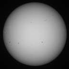 Sonne 14.05.2024 - 8" Newton - EOS 700D - Weißlicht