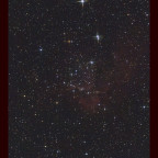 NGC7380 offener Sternhaufen + Reflexionsnebel