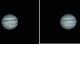 Jupiter mit dem GRF und Schatten des Io