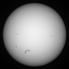 Sonne 15.06.2024 - 8" Newton - EOS 700D - Weißlicht