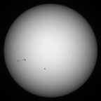 Sonne 08.07.2024 - 8" Newton - EOS 700D - Weißlicht