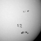Sonne 19.06.2024 - Quadruplet Astrograph 65mm mit 3x Barlow - EOS 700D - Weißlicht